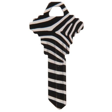 Hillman HILLMAN Wackey Zebra House/Office Universal Key Blank SC1 Single 88759